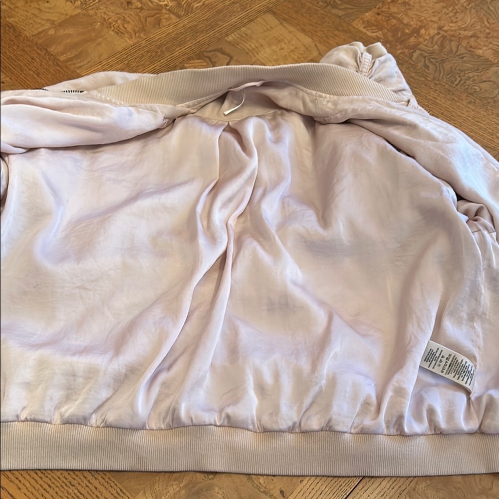 Free People Cream Bomber Jacket - Picture 9 of 14